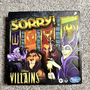 Disney Villains Sorry! Board Game SEE DESCRIPTION